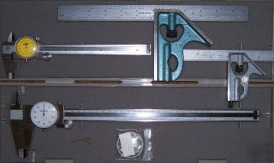 Dial calipers and squares
