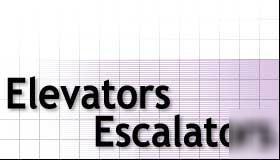 Elevators, dumbwaiters, lifts, escalators