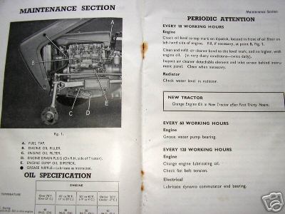 Ferguson 35 tractor instruction book 