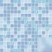 Glass mosaic tile blend peace