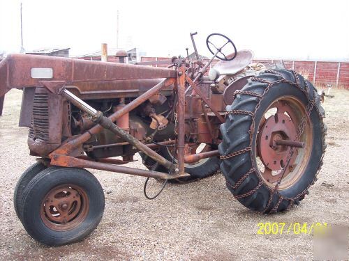 International harvester, ih/farmall super c tractor 