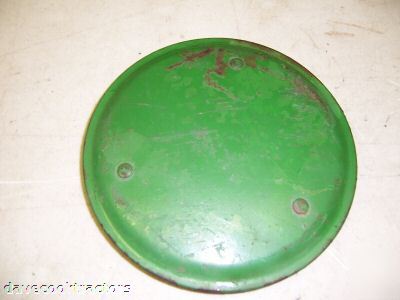 John deere model b-730 original flywheel hole cover