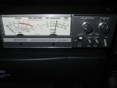 Kenwood sw-2000 wattmeter & swc-2 swc-3 x cond no resrv