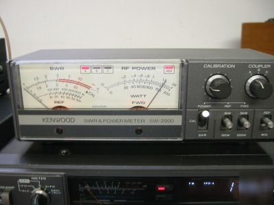 Kenwood sw-2000 wattmeter & swc-2 swc-3 x cond no resrv