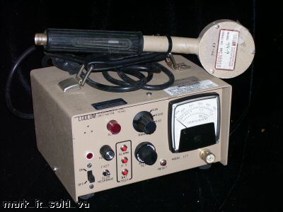 Ludlum model 177 alarm rate meter radiation detector