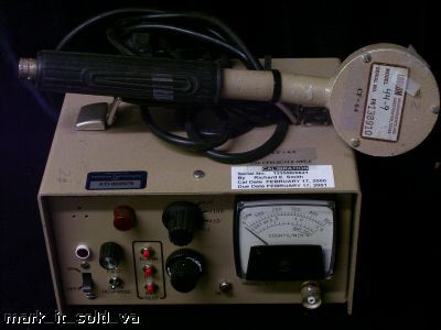 Ludlum model 177 alarm rate meter radiation detector