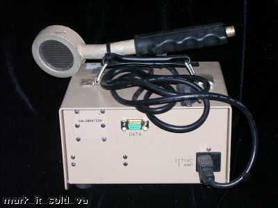 Ludlum model 177 alarm rate meter radiation detector