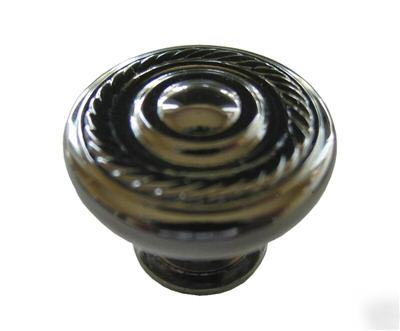 New black nickel cabinet rope knob knobs pull pulls