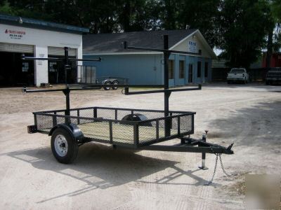 New brand 2007 5 x 8 kayak or canoe trailer 