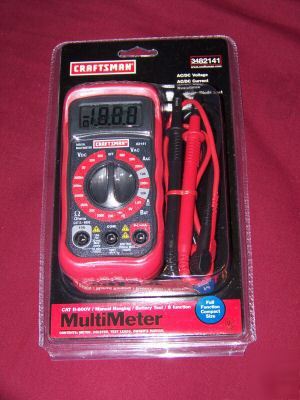 New craftsman multimeter 8 functions & 18 ranges - 