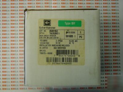 New cutler hammer BW2150 main circuit breaker - in box