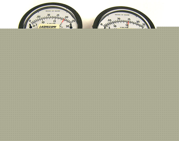 New lot 4 laserscope/dwyer magnehelic pressure gauge