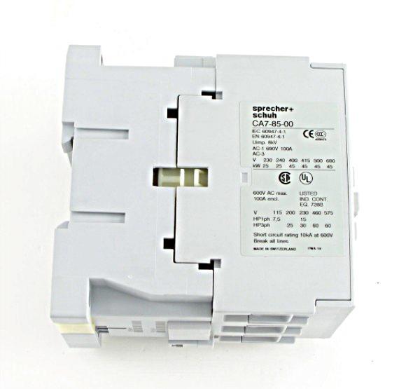 New s+s sprecher+schuh contactor CA7-85-10-480 3POLE