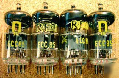Rft ECC85 tubes lot of 4