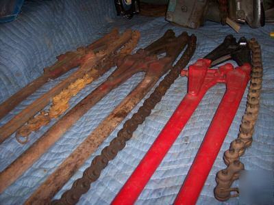 Soilpipe pipe cutters (3) good condition at low price