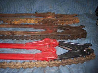 Soilpipe pipe cutters (3) good condition at low price