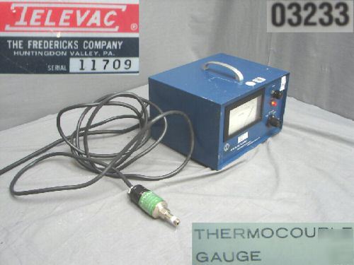 Televac analog thermocouple gauge