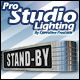 Television radio professional studio stand by sign