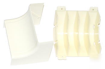 Wiremold 5417FO ivory internal fiber ready elbow 