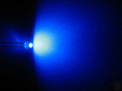 10PCS 4.8MM short profile blue led