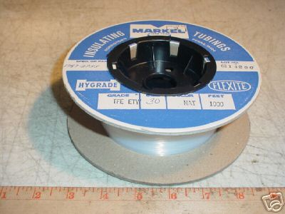 #30 id natural high temp teflon tfe etw tubing 1000FT