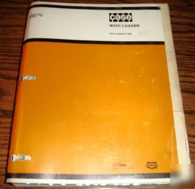 Case W24C wheel loader parts catalog manual book