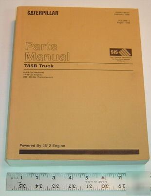 Caterpillar parts book: 785B truck vol. 1
