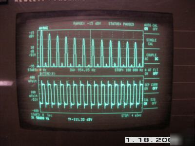 Hp 3561A 100KHZ dynamic signal analyzer, excellent