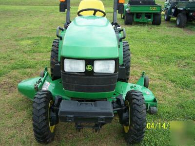 John deere 4010, hst, 4X4, 60 inch mid mount mower