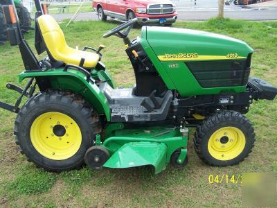 John deere 4010, hst, 4X4, 60 inch mid mount mower