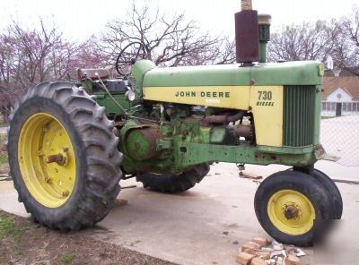 John deere 730 diesel electric start 3 point hitch