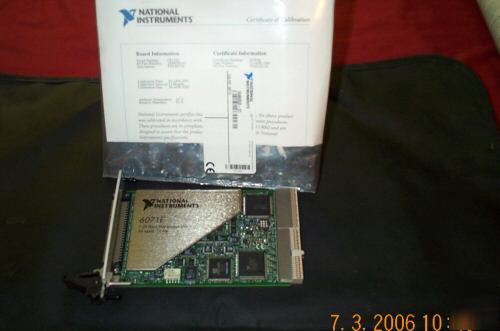 National instruments pxi-6071E daq card