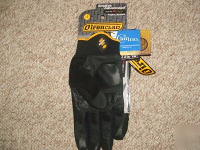 Nwt ironclad grip tec advantage work gloves l