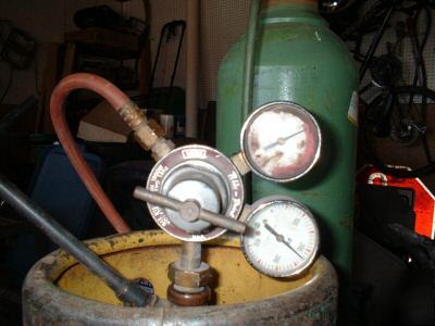 Oxygen acetylene cutting torch complete