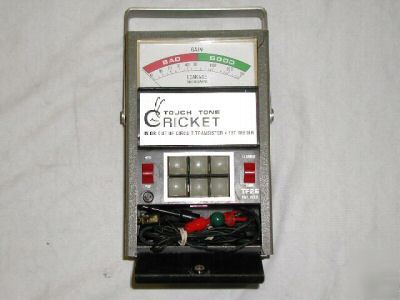 Sencore touch tone cricket transistor/fet tester #TF26