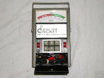 Sencore touch tone cricket transistor/fet tester #TF26