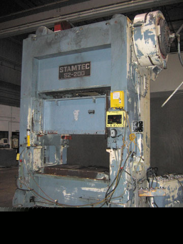Stamtec S2-200 straight side press