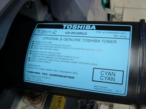 Toshiba 3511 color copier, network printer, scanner