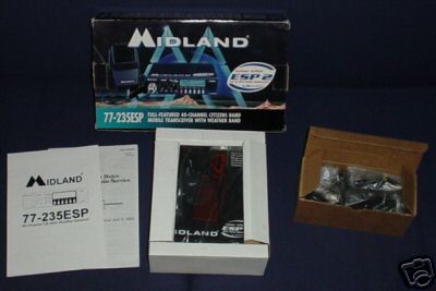  midland 77-235ESP deluxe 40-channel mobile cb radio