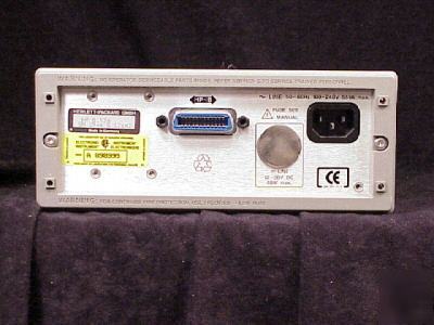 Hp 8153A lightwave multimeter with (2) 81533B optical h