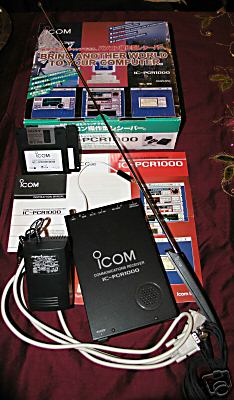 Icom pcr-1000 computer controlled scanner