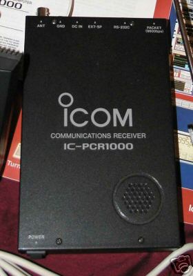 Icom pcr-1000 computer controlled scanner