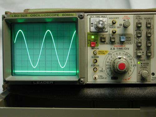 Leader lbo-325 LBO325 lbo 325 portable oscilloscope mnt