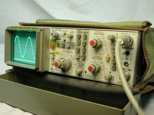 Leader lbo-325 LBO325 lbo 325 portable oscilloscope mnt