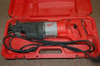 Milwaukee 6523-21 orbital super sawzall kit w/ case