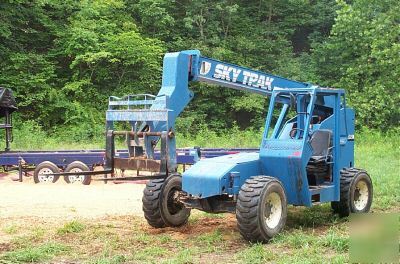 1995 skytrak telescopic forklift 5028