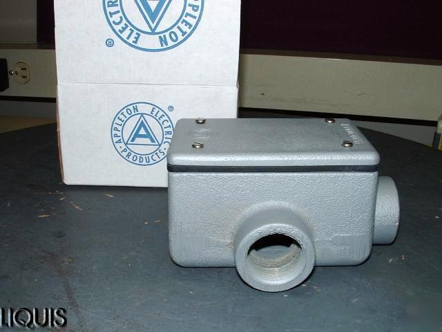 Appleton fdt-1-100 cast device box for metal conduit