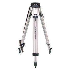 Cst berger flat head aluminum contractor tripod modl 60