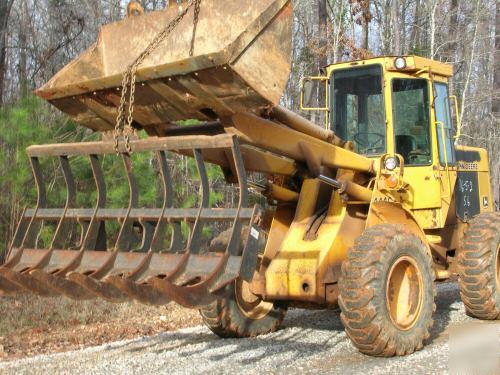 John deere 444C 4WD wheel loader - low hrs