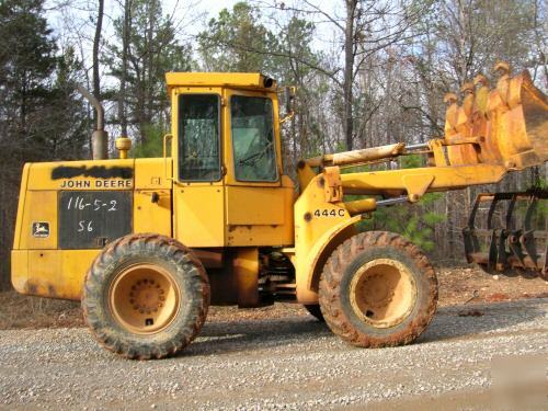 John deere 444C 4WD wheel loader - low hrs